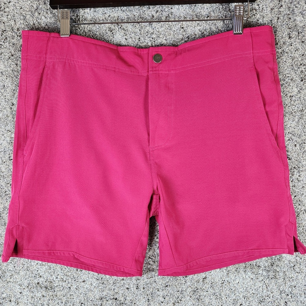 Kortni Jeane Board Shorts Mens 36 Pink Swim Trunks Stretch Excellent